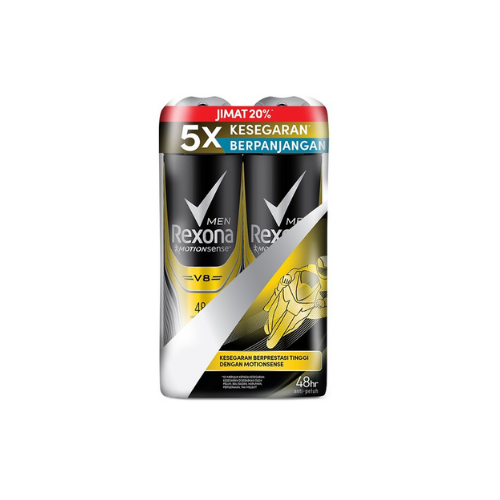 2x135ml Rexona Men Deodorant Spray V8