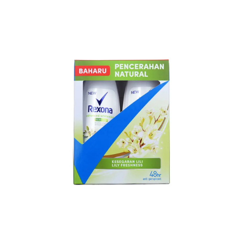 2x45ml Rexona Female Deodorant Roll On Fresh Lily