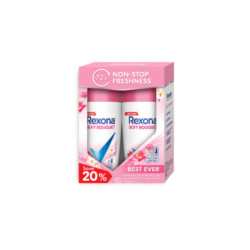 2x45ml Rexona Female Deodorant Roll-On Sexy Bouquet