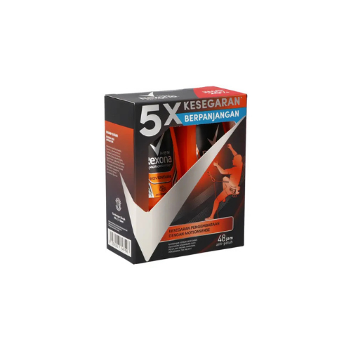 2x45ml Rexona Men's Deodorant Roll On Adventure