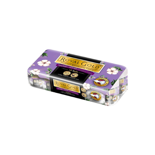 10rolls Royal Gold Elegant Toilet Roll 210's