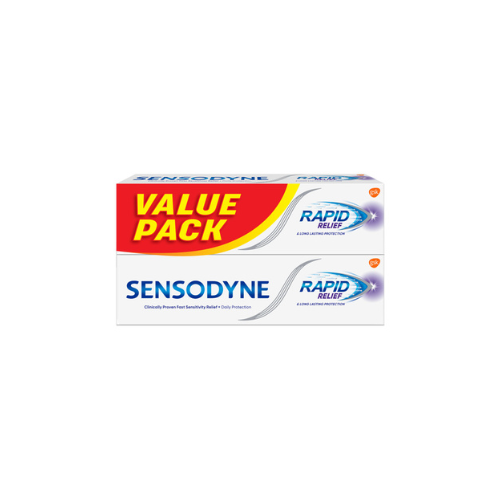 2x100g Sensodyne Toothpaste Rapid Relief