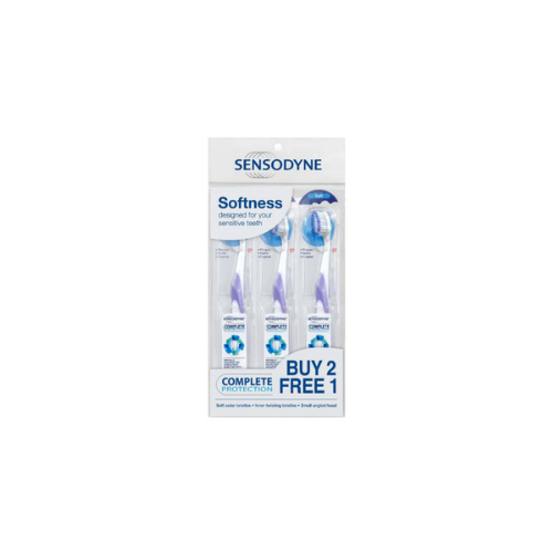 3pcs Sensodyne Complete Protection Toothbrush Soft