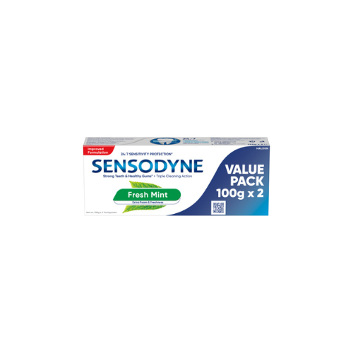 2x100g Sensodyne Toothpaste Freshmint Twin Pack