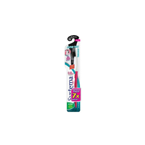 1pcs Systema Toothbrush Superthin Charcoal