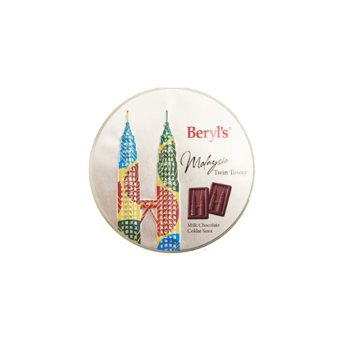 80g Beryl's Twin Tower Small Tin Milk Chocolate