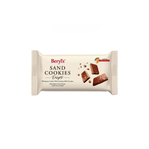 90g Beryl's Sand Cookies Delight Wholegrain Cookies With Gianduja Milk Chocolate