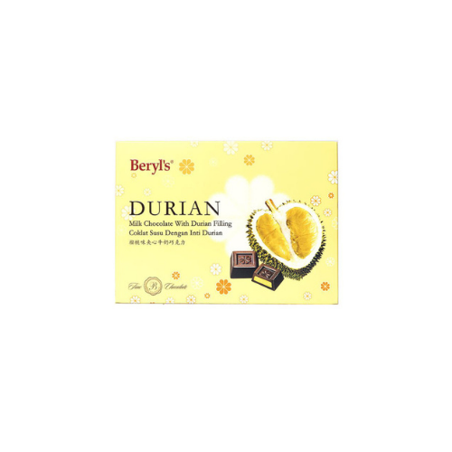 150g Beryl's Snow Flower Milk Chocolate With Durian