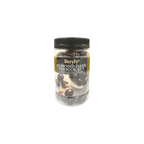 400g Beryl's Panned Jar Almond Dark Chocolate