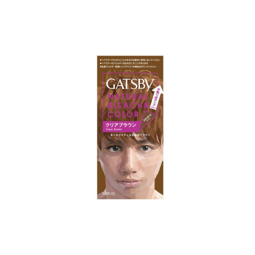1pcs Gatsby Natural Bleach & Color Clear Brown