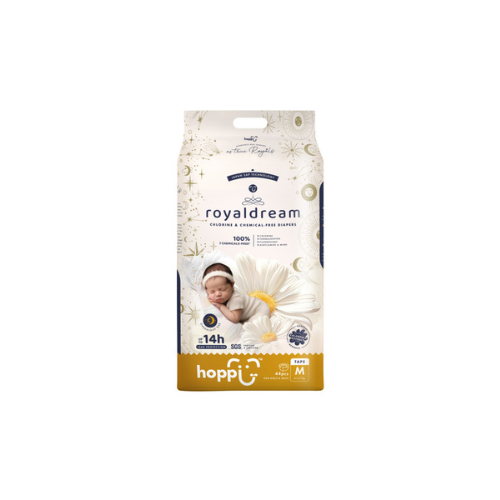 44pcs Hoppi Royal Dream Diaper Tape M