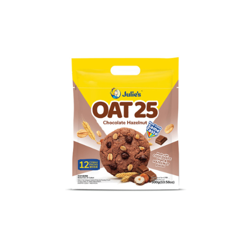 300g Julie's Oat 25 Hazelnuts & Chocolate Chips Convi Pack