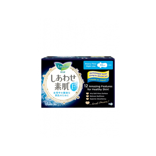 10's Laurier F Heavy Flow Night Ultra Slim (Wing) 30cm