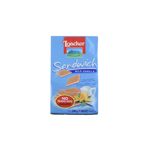 200g Loacker Quadratini Milk Vanilla
