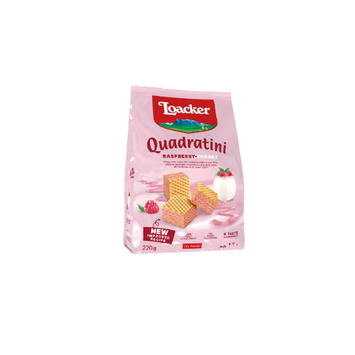 220g Loacker Quadratini Raspberry Yogurt