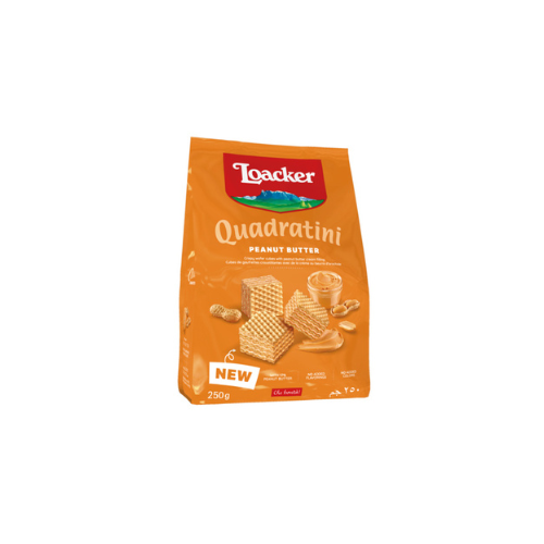 250g Loacker Quadratini Peanut Butter