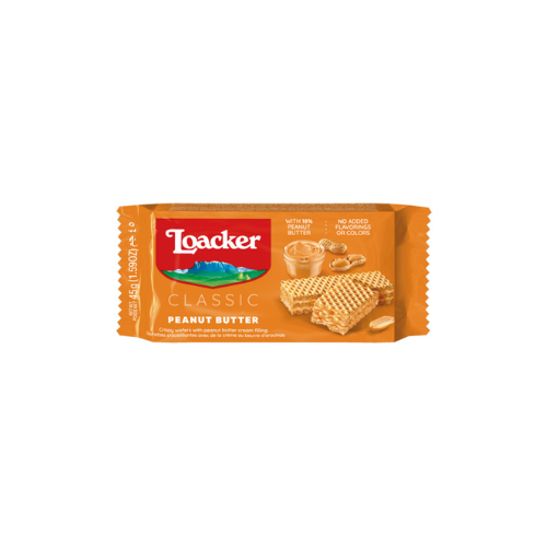 45g Loacker Classic Peanut Butter