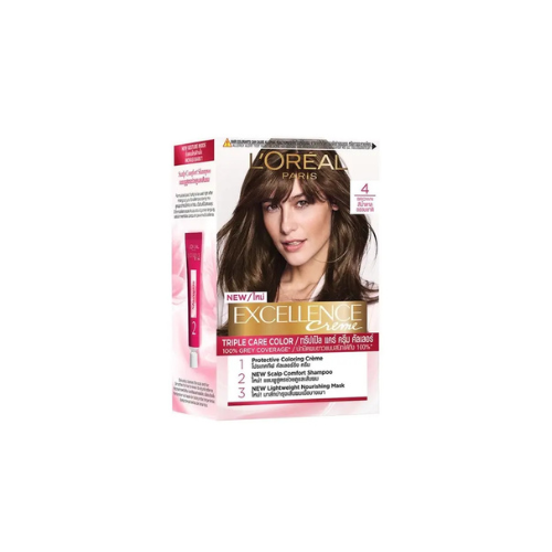 40g Loreal Excellence Creme Pro-K Natural Brown 4