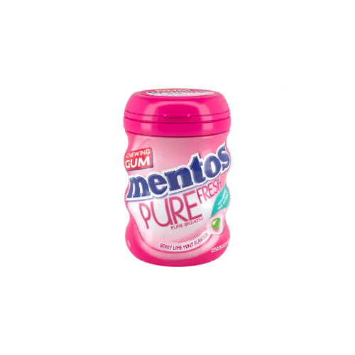 57g Mentos Pure Fresh Chewing Gum Berry Lime
