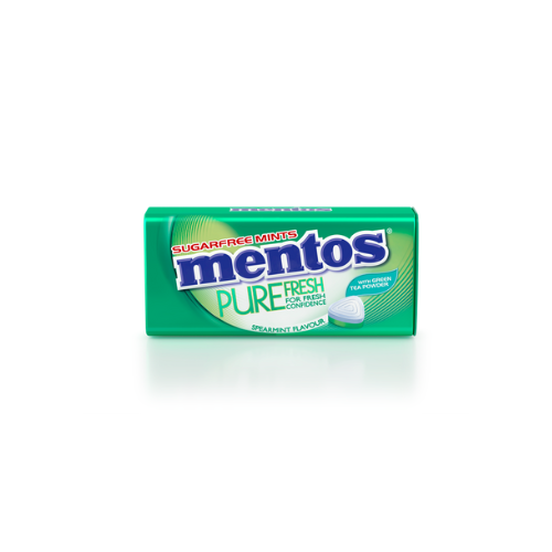 35g Mentos Pure Fresh Tin Spearmint