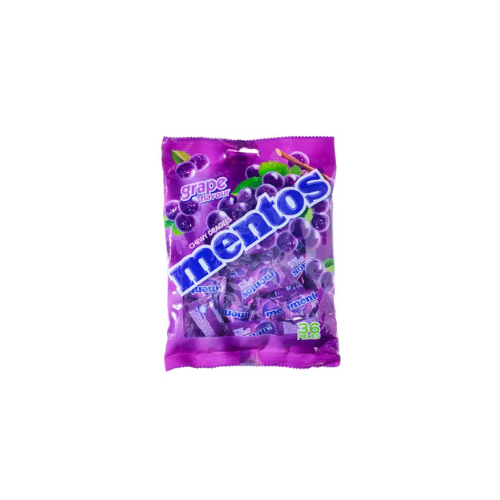 36pcs Mentos Grape Chewy Dragee Bag
