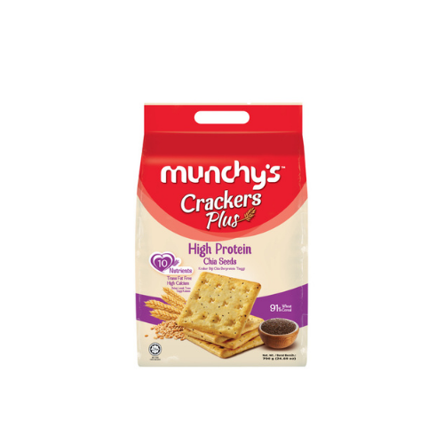 700g Munchy's Crackers Plus High Protein Chia Seeds