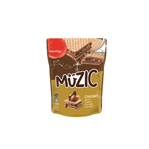 150g Munchy's Muzic Hazelnut Wafer Chunky