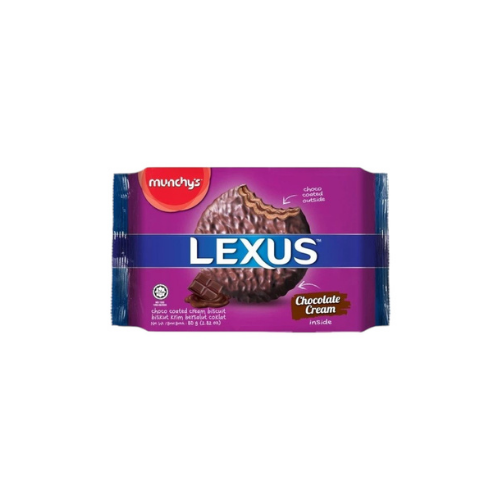 80g Munchy's Lexus Choco Coated Cream Biscuit